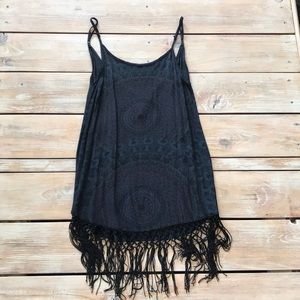 Cleobella fringe tank dress
